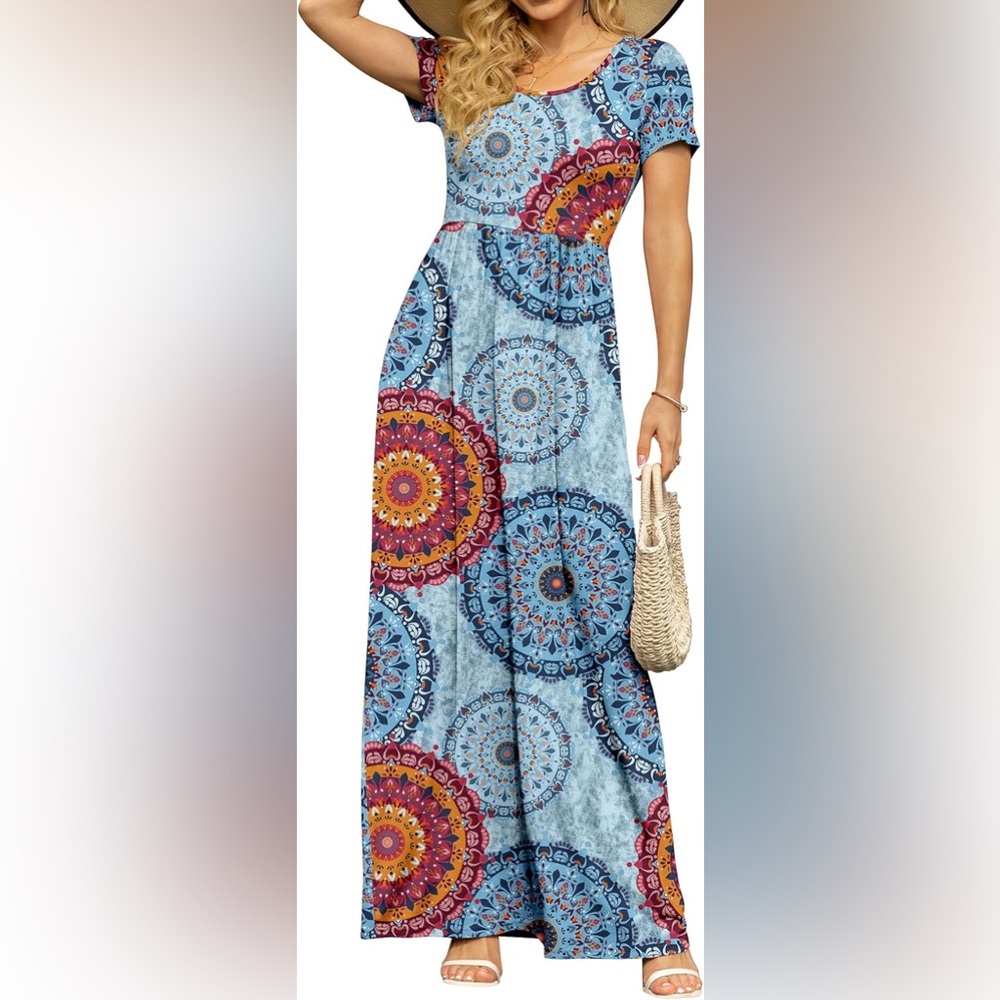 EUC Viishow short sleeve maxi dress